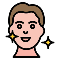 Face icon vector image. Can be used for Sun Protection.