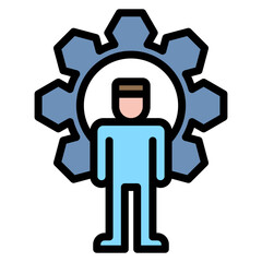Responsibility icon vector image. Can be used for Organization.