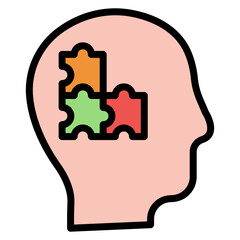 Problem Solving icon vector image. Can be used for Organization.