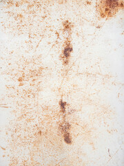 Weathered Rusty Surface of an Old Metal Filing Cabinet.