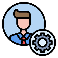 Profile Setup icon vector image. Can be used for Business Onboarding.