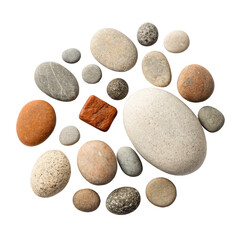 river stone rock stone boulder mountain clay ore on transparent 
