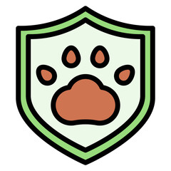 Wildlife Protection icon vector image. Can be used for World Environment Day.