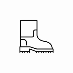 rubber boot icon sign vector