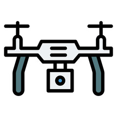 Drone icon vector image. Can be used for Airplane.