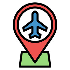 Obraz premium Navigation icon vector image. Can be used for Airplane.