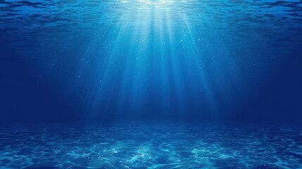 Fototapeta premium Underwater Sunlight Rays