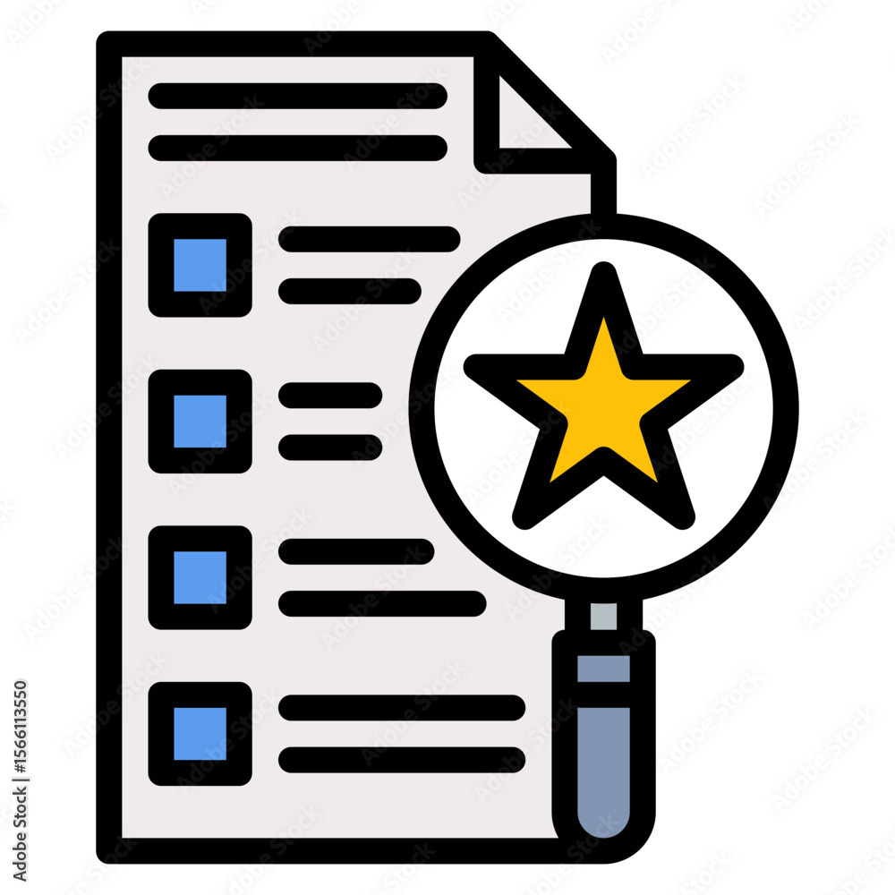 Wall mural skills assessment icon vector image. can be used for hiring process.