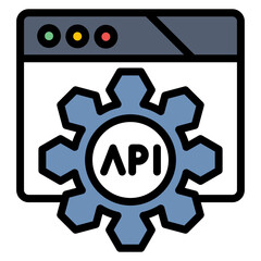 API Testing icon vector image. Can be used for Software Testing.