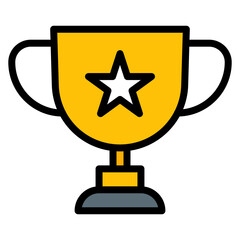 Trophy icon vector image. Can be used for Track and Field.