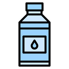 Water Bottle icon vector image. Can be used for Track and Field.
