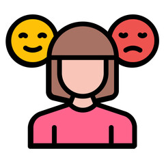 Behavioral Challenges icon vector image. Can be used for ADHD.