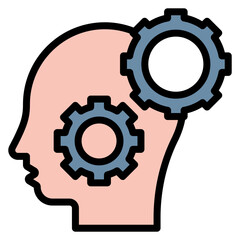 Cognitive Load icon vector image. Can be used for ADHD.