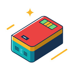 vector illustration of a colorful pencil