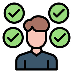 Task Switching icon vector image. Can be used for ADHD.