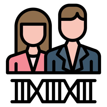 Ancestor icon vector image. Can be used for Inheritance.