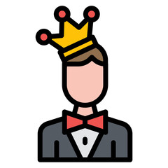 Primogeniture icon vector image. Can be used for Inheritance.