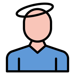 Fainting icon vector image. Can be used for Allergy Symptoms.