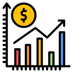 Forecast icon vector image. Can be used for Market Research.
