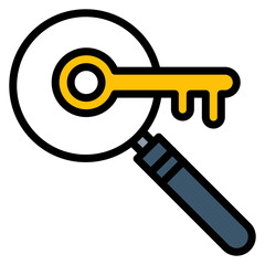Key Findings icon vector image. Can be used for Market Research.