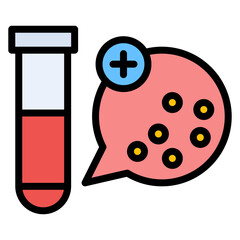 Cholesterol Test icon vector image. Can be used for Medical Tests.