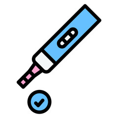 Pregnancy Test icon vector image. Can be used for Medical Tests.