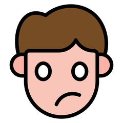 Curious icon vector image. Can be used for Human Emotions.
