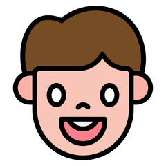 Empathetic icon vector image. Can be used for Human Emotions.