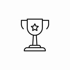 award trophy icon sign vector