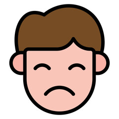 Reflective icon vector image. Can be used for Human Emotions.