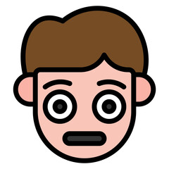 Shameful icon vector image. Can be used for Human Emotions.