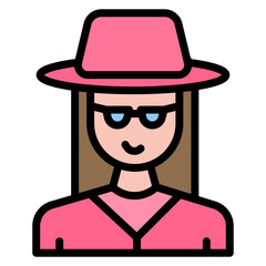 Fashionista icon vector image. Can be used for Urban Tribes.