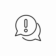 warning message icon sign vector