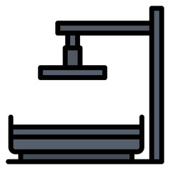 Raft icon vector image. Can be used for 3d Printing.