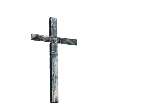 old wooden cross