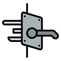 Residential locksmith icon vector image. Can be used for Locksmith.