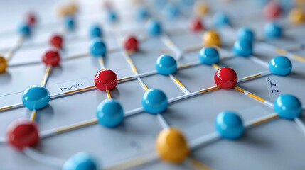 A modern 3D organizational chart features animated transitions that smoothly reveal different hierarchical levels, enhancing clarity and engagement in visual team structures.
