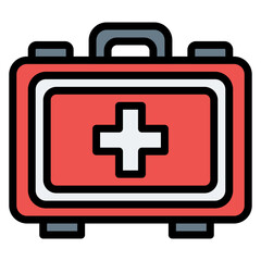 First Aid Kit icon vector image. Can be used for Marathon.