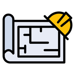 Engineering Project icon vector image. Can be used for Engineer in Mechanics.