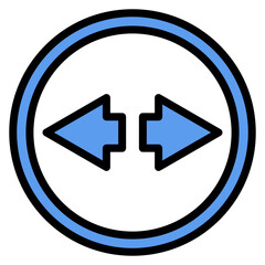 Turn Signal icon vector image. Can be used for Driving School.