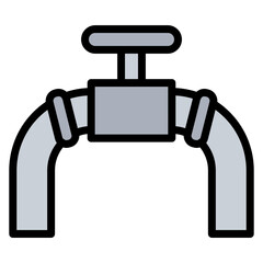 Pipeline icon vector image. Can be used for Oil And Gas.