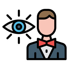 First Impressions icon vector image. Can be used for Dating App.