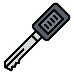 Car Key icon vector image. Can be used for Parking.