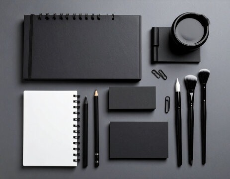 notebook and pen,defter kalem ,siyah defter kalem 