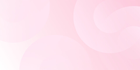 Abstract banner background pastel colorful pink and yellow gradations. Circle effect style modern abstract design