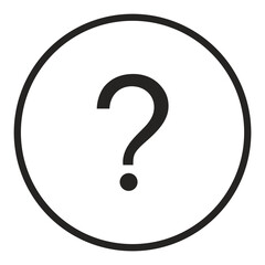 question mark icon vector