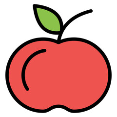 Apple icon vector image. Can be used for Lifestyles.