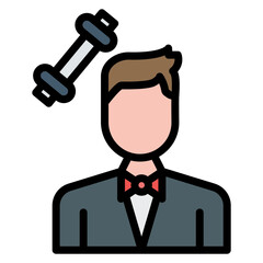 Healthy Lifestyle icon vector image. Can be used for Lifestyles.