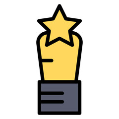 Film Festival icon vector image. Can be used for Filmmaking.