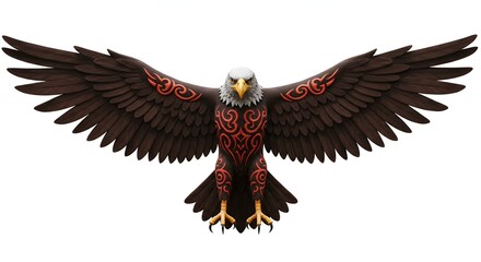 Obraz premium Majestic eagle design illustration